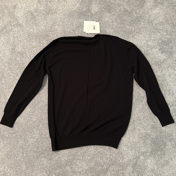 The Row Rose Cashmere Sweater Top, Bark Melange - Picture 3 of 7